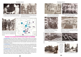 M. Vadime Elissef, envoyé spécial de l’Unesco, reçu
en audience par le Général Sisowath Sirik Matak.
La délégation parlementaire américaine reçue en au-
dience par le Général Lon Nol (à gauche M. Lloyd M.Rives,
chargé d’affaires des Etats-Unis.
Remise à nos autorités d’un pont recons-
truit dans la province de Svay Rieng par
les forces armées de la République du
Vietnam
Stratégie et les tactiques des VC/VCN dans la guerre au Cambodge
-La première phase était, la plus violente. Appliquant à la lettre la théorie de Mao sur les tactiques
de guérilla pour établir d'abord leurs bases permanentes au Cambodge, les Communistes déploient
soudainement leurs forces dans le pays avec une rapidité foudroyante, alors que les troupes cam-
bodgiennes, libérées pour la première fois de leur travail champêtre, étaient elles-mêmes encore
mal préparées à la guerre.
-La seconde phase est le déploiement de leurs forces sur la moitié du pays, principalement dans
les provinces du Nord-Est en poussant vers l'Ouest grâce aux renforts des éléments communistes
qui sont venus du Laos. La plus importante concentration des forces ennemies a été signalée
dans la province de Kompong Thom au Nord, et dans celle de Kompong Speu au Sud.
-La troisième phase, qui vient d'être abordée par les Communistes est caractérisée par la conso-
lidation de leurs positions et leurs activités propagande dans les zônes rurales. Ils sont entrain de
se réorganiser, d'établir leurs cellules politico-militaires dans les campagnes, de donner de nou-
velles instructions à leurs unités concernant les nouvelles tactiques à adopter et le travail à en-
treprendre en liaison avec leur haut commandement et leurs quartiers généraux....
Cambodgenouveaun°3juillet1970
Partout où ils passent, les Vietcong accumulent les
destructions : ici un pont endommagé sur la route
de Kampons Speu. (RN°4)
Cadavres des communistes VC/ VCN laissés sur le champ de bataille à Kg.Speu
à l’issue d’un rude combat.
Forces khmères en opération dans
la province de Kompong Chhnang.
Armes vietcong saisies par nos forces à l’issue
d’un combat à Kompong Speu
En tout lieux, nos forces de défense se
tiennent prêtes à repousser les assauts
des Vietcong. (Kompong Speu)
In Tam, Chéng Héng, Lon Nol, Sirik Matak
“Sacrifier
la vie pour
la patrie
est un
digne sort”
Un patriote
khmer
République khmère République khmère
202
203
 