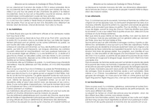 Le Lac oriental est à environ dix stades à l'Est (= erreur probable, lire le
lac occidental) de la ville murée, et à peu près cent stades de tour. Au
milieu il ya une tour de pierre et des chambres de pierre (= le Mébon
Occidental). Dans la tour est un Bouddha couché en bronze, dont le
nombril laisse continuellement couler de l'eau (photo).
Le lac septentrional est à cinq stades au Nord de la ville murée. Au milieu
il y a une tour d'or carrée (= Neak Pean) et plusieurs dizaines de cham-
bres de pierre. Pour ce qui est du lion d'or, Bouddha d'or, éléphant de
bronze, beuf de bronze, cheval de bronze, tout cela s'y trouve.
2- les habitations.
Le Palais Royal ainsi que les bâtiments officiels et les demeures nobles
font tous face à l'Est.
Le palais royal est au Nord de la Tour d'Or et du Pont d'Or ; proche de
la porte (?), il a environ cinq ou six stades de tour. Les tuiles de l'appar-
tement principal sont en plomb; sur les autres bâtiments du palais, ce
sont toutes des tuiles d'argile et jaunes.
Linteaux et colonnes sont énormes; sur tous, des Buddha sont sculptés et
peints. Les toits (?) sont imposants. Les longues vérandas, les corridors
couverts s'élancent et s'enchevêtrent, non sans quelque harmonie. Là
où le souverain règle ses affaires, il y a une fenêtre en or ; à droite et à
gauche du châssis, sur des piliers carrés, sont des miroirs; il y en a environ
quarante à cinquante, disposés sur les côtés de la fenêtre. Le bas de la
fenêtre est en forme d'éléphants.
J'ai entendu dire qu'à l'intérieur du palais , il y avait beaucoup d'endroits
merveilleux; mais les défenses sont très sévères, et il m'a été impossible
de les voir.
Pour ce qui est de la Tour d'or à l'intérieur du palais (le Phiménéakas), le
souverain va coucher la nuit à son sommet. Tous les indigènes préten-
dent que dans la tour il y a un génie qui est un serpent à neuf têtes, maî-
tre du sol de tout le royaume. Ce génie apparaît toutes les nuits sous la
forme d'une femme. C'est avec lui que le souverain couche d'abord et
s'unit. Même les épouses du roi n'oseraient entrer. Le roi sort à la
deuxième veille et peut alors dormir avec ses épouses et ses concu-
bines. Si une nuit le génie n'apparaît pas, c'est que le moment de la mort
du roi barbare est venu; si le roi barbare manque une seule nuit à venir,
il arrive sûrement un malheur.
Les habitations des princes et des grands officiers ont une tout autre dis-
position et d'autres dimensions que les maisons du peuple
Tous les bâtiments périphériques sont couverts de chaume, seuls le tem-
ple de famille et l'appartement principal peuvent être couverts en tuiles.
Le rang officiel de chacun détermine les dimensions des demeures.
Le commun du peuple ne couvre qu'en chaume, et n'oserait mettre sur
sa demeure le moindre morceau de tuile. Les dimensions dépendent
de la fortune de chacun, mais jamais le peuple n'oserait imiter la dispo-
sition des maisons nobles.
3. Les vêtements.
Tous, à commencer par le souverain, hommes et femmes se coiffent en
chignon et ont les épaules nues. Ils s'entourent simplement les reins d'un
morceau d'étoffe. Quand ils sortent, ils y ajoutent une bande de grande
étoffe qu'ils enroulent par-dessus la petite. Pour les étoffes, il y a beau-
coup de règles, suivant le rang de chacun; Parmi les étoffes que porte
le souverain, il y en a qui valent trois à quatre onces d'or ; elles sont d'une
richesse et d'une finesse extrêmes.
Bien que dans le pays même on tisse des étoffes, il en vient du Siam et
du Champa, mais les plus estimées sont en général celles qui viennent
de l'Inde, pour leur facture habile et fine.
Seul le prince peut se vêtir d'étoffes à ramages continus. Il porte un dia-
dème d'or, semblable à ceux qui sont sur la tête des vajradhara. Parfois
il ne porte pas de diadème et enroule seulement dans son chignon une
guirlande de fleurs odorantes qui rappellent le jasmin. Sur le cou, il porte
environ trois livres de grosses perles. Aux poignets, aux chevilles et aux
doigts, il a des bracelets et des bagues d'or enchâssant tous des oeils-
de-chat. Il va nu-pieds. La plante de ses pieds et la paume de ses mains
sont teintes en rouge par la drogue rouge. Quand il sort, il tient à la main
une épée d'or.
Dans le peuple, les femmes seules peuvent se teindre la plante des pieds
et la paume des mains; les hommes n'oseraient pas. Les grands officiers,
et les princes peuvent porter de l'étoffe à groupes de ramages espacés.
Les simples mandarins peuvent seuls porter de l'étoffe à deux groupes
de ramages. Dans le peule les femmes seules y sont autorisées. Mais
même si un Chinois nouvellement arrivé porte une étoffe à deux
groupes de ramages, on n'ose pas lui en faire un crime parce qu'il est
ngan-ting pacha. Ngan-ting pa-cha, c'est qui ne connaît pas les règles
4. Les fonctionnaires.
Dans ce pays aussi, il y a ministres, généraux, astronomes et autres fonc-
tionnaires, et, au-dessous d'eux, toutes espèces de petits employés ; les
noms seuls diffèrent de nôtres.
La plupart du temps on choisit des princes pour les emplois ; sinon, les
élus offrent leurs filles comme concubines royales.
Quand les fonctionnaires sortent, leurs insignes et leur suite sont réglés
par leur rang. Les plus hauts dignitaires se servent d'un palanquin à bran-
card d'or et de quatre parasols à manche d'or; les suivants ont un pa
Mémoires sur les coutumes du Cambodge de Tcheou Ta Kouan Mémoires sur les coutumes du Cambodge de Tcheou Ta Kouan
32 33
 