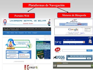 Portales Web Motores de Búsqueda
Plataformas de Navegación
 