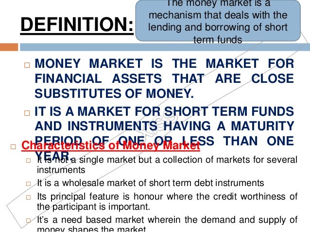 Currency market definition