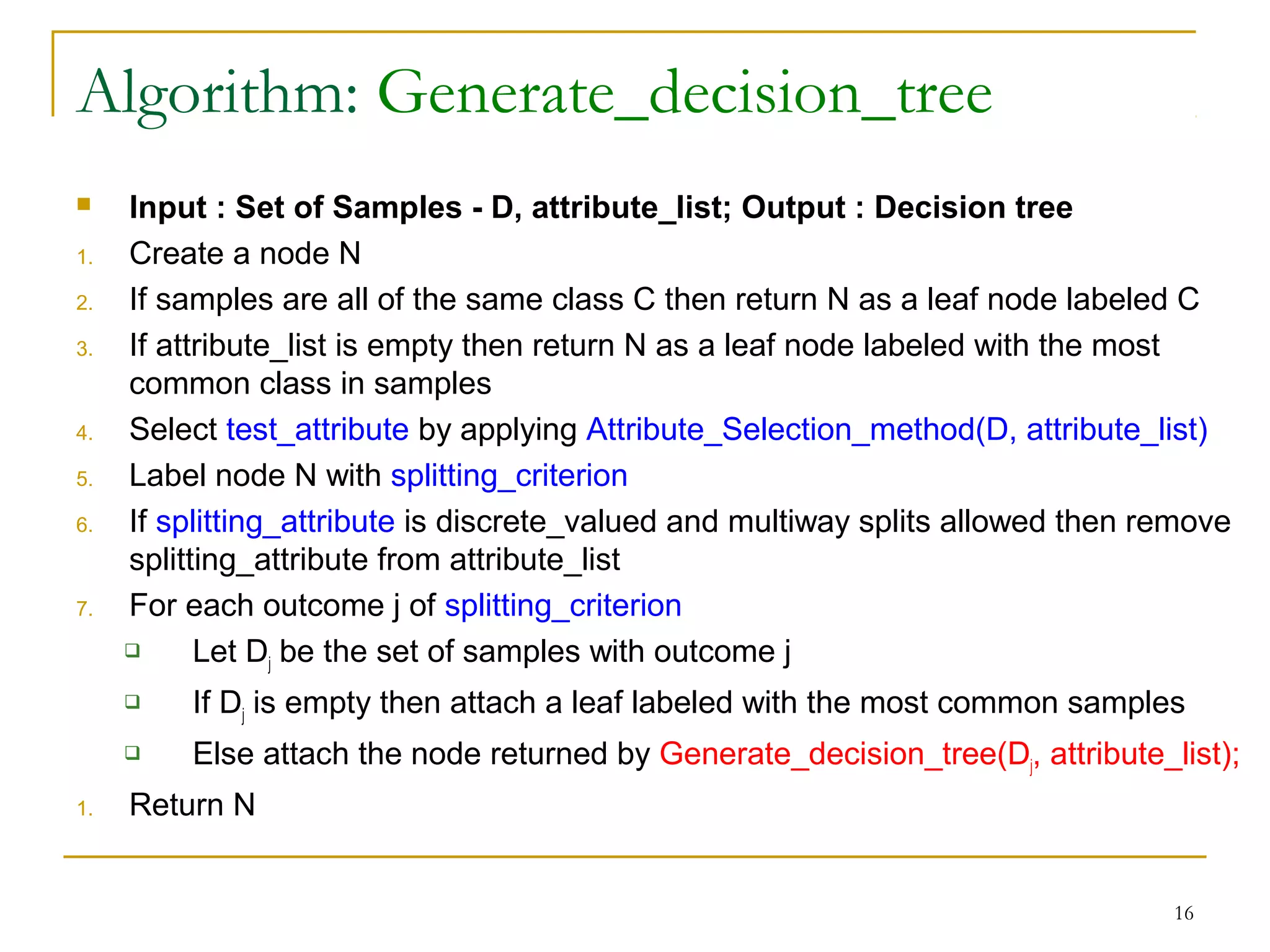2.1 Data Mining-classification Basic concepts | PPT