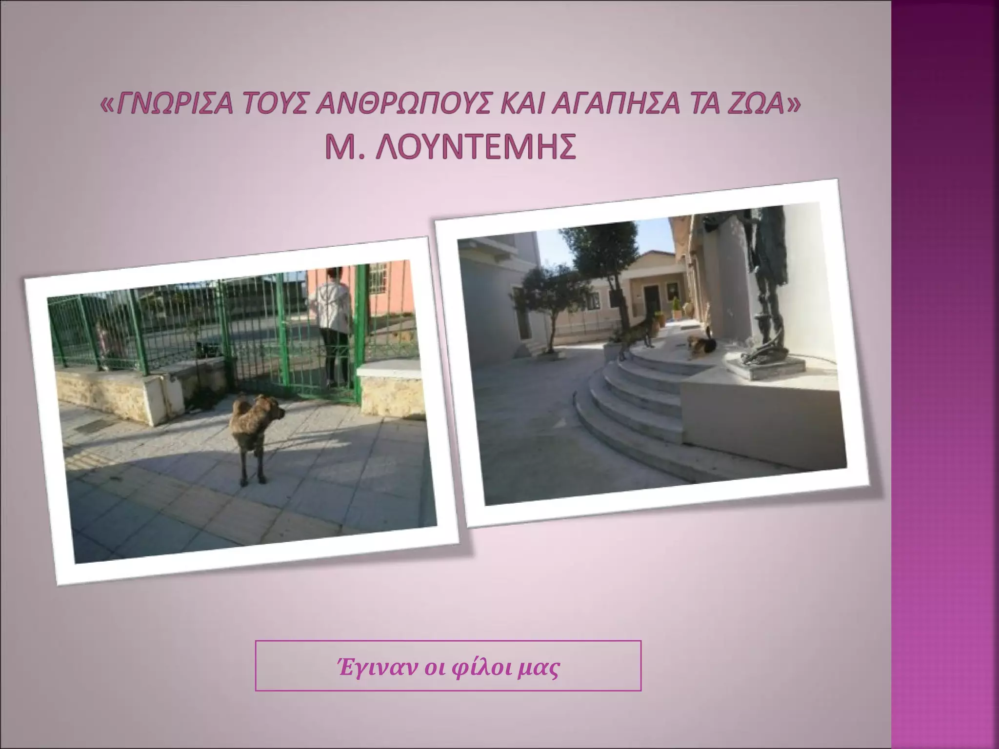 Έγιναν οι φίλοι μας
 