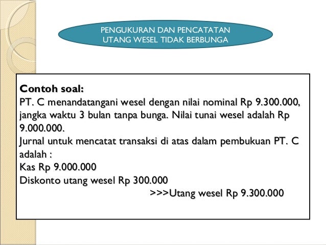 Contoh Soal Kasus Utang Jangka Panjang Beserta Penyelesaiannya - ID