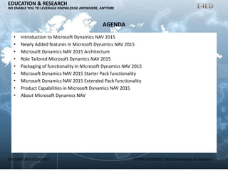 Microsoft Dynamics NAV 2015 | PPTX
