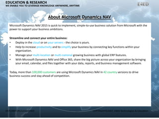 Microsoft Dynamics NAV 2015 | PPTX