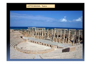 LEPTIS MAGNA. Teatro
 