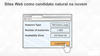Sites Web como candidato natural na nuvem
 
