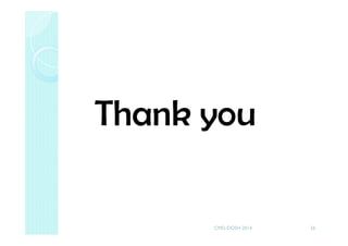 Thank you
56CMD-DOSH 2014
 