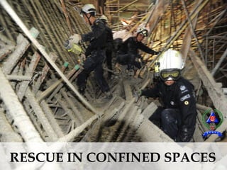 RESCUE IN CONFINED SPACES
 