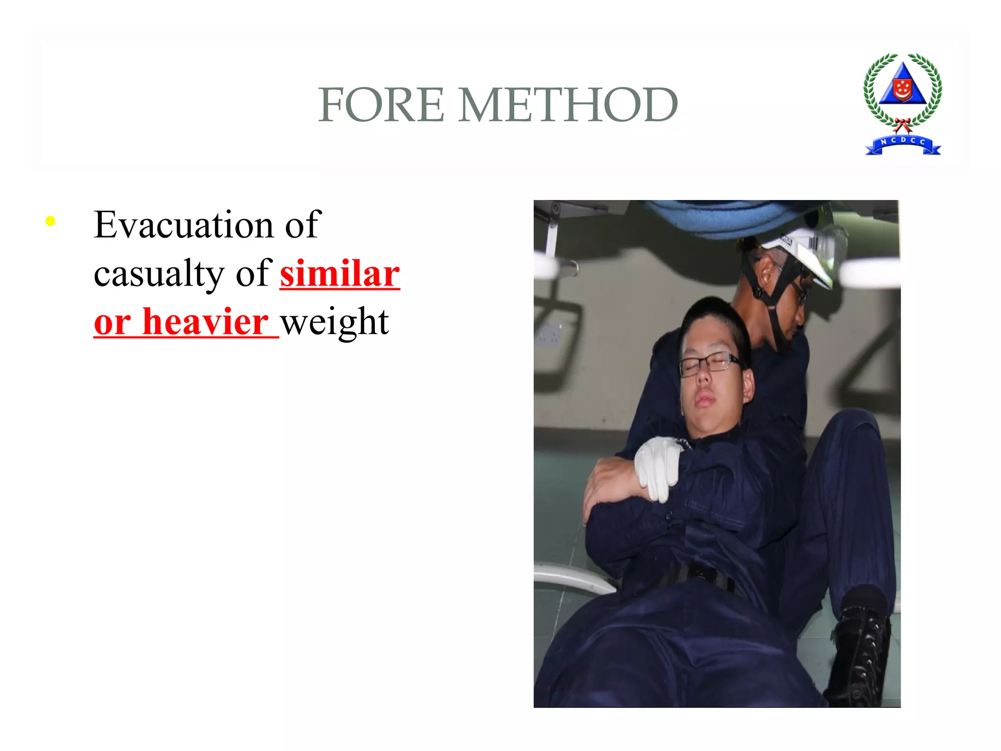 Emergency Method 2.3.3 emergency methods of evacuating casualties | PPT