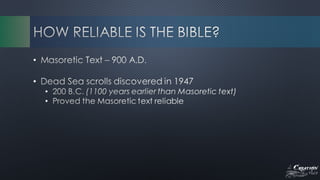 The Creation Issue - Biblical Authority and Creation 