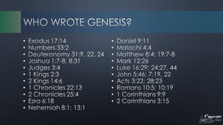 The Creation Issue - Biblical Authority and Creation 