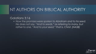 The Creation Issue - Biblical Authority and Creation 