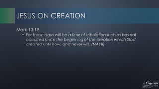 The Creation Issue - Biblical Authority and Creation 