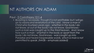 The Creation Issue - Biblical Authority and Creation 