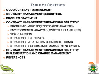 Good Contract Management;A municipality perspective | PPTX