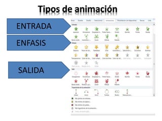 ENTRADA
ENFASIS
SALIDA
 