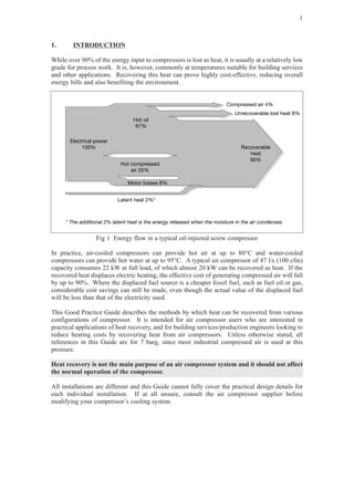 Heat recovery from air compressors | PDF