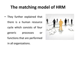 Models of HRM - human resource management - Manu Melwin Joy | PPTX