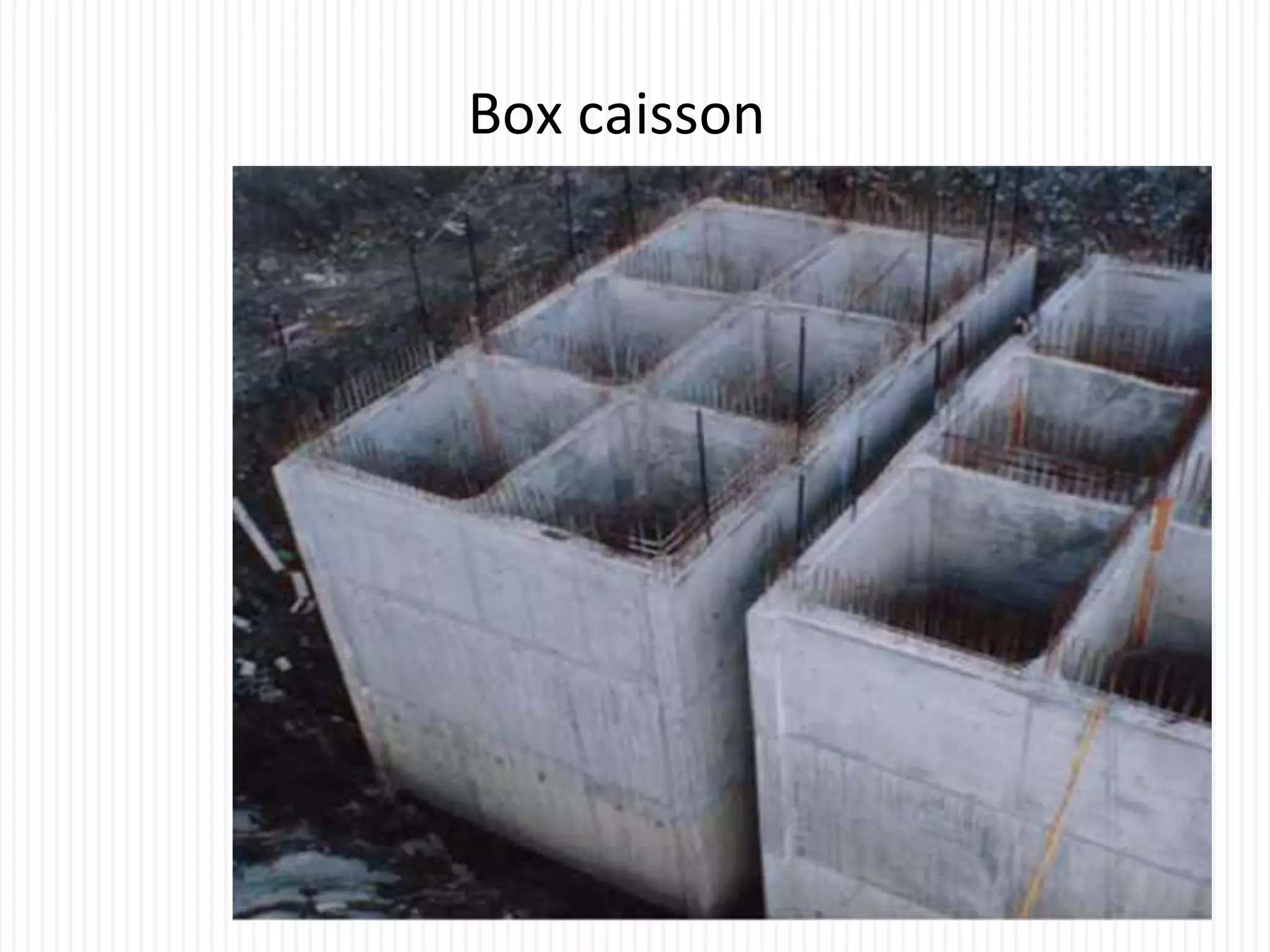 Box caisson
 