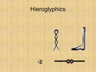 Hieroglyphics
•Z
 