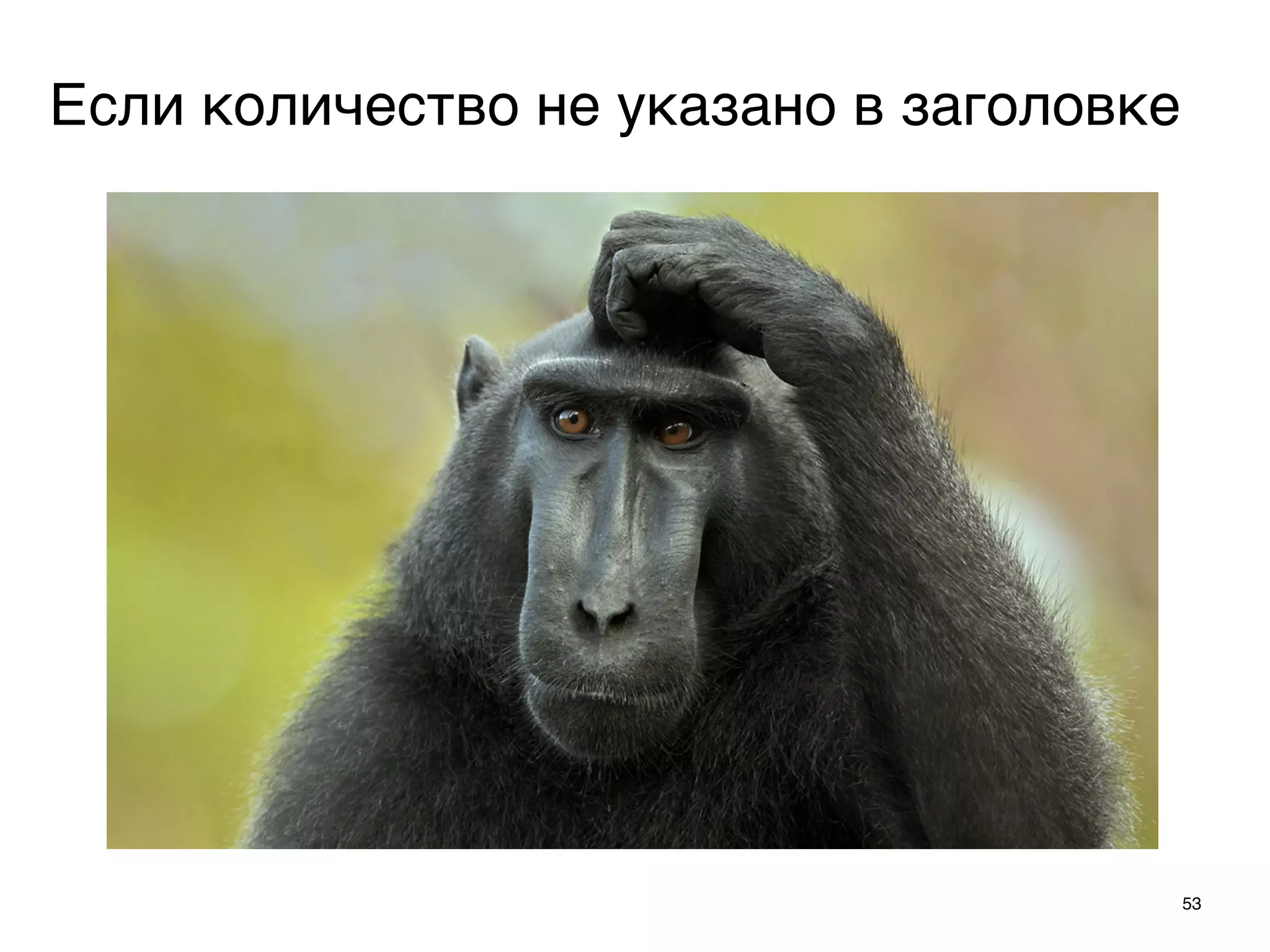 53
Если количество не указано в заголовке
 