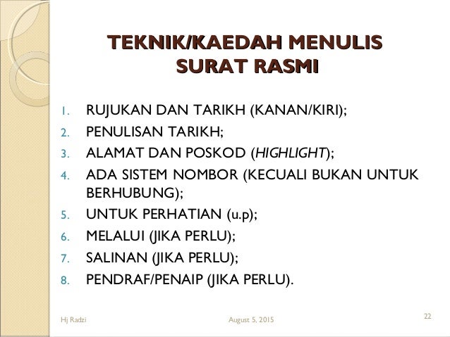 2. kearah penulisan yang baik