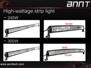 High-wattage strip light
• 240W
• 300W
 