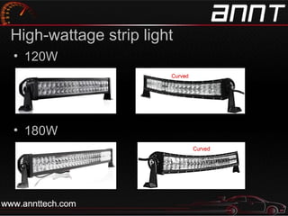 High-wattage strip light
• 120W
• 180W
 