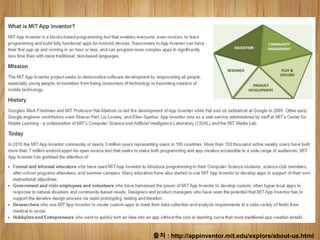 출처 : http://appinventor.mit.edu/explore/about-us.html
 