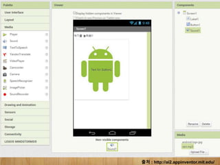 출처 : http://ai2.appinventor.mit.edu/
 