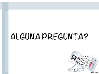 ALGUNA PREGUNTA?
 