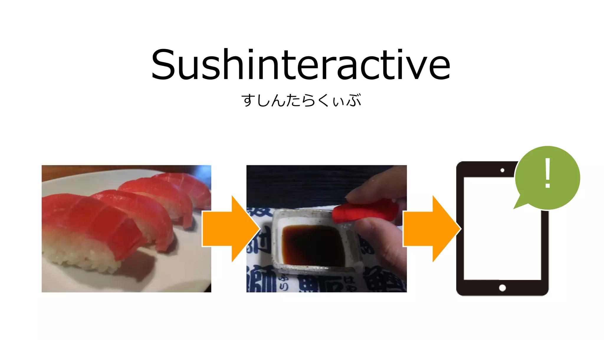 Sushinteractive
すしんたらくぃぶ
!
 