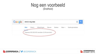 Nog een voorbeeld
(Snelheid)
 