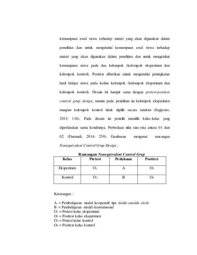 Pengaruh model pembelajaran kooperatif tipe inside 