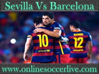 watch Barcelona vs Sevilla live