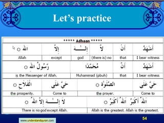www.understandquran.com
54
Let’s practice
 