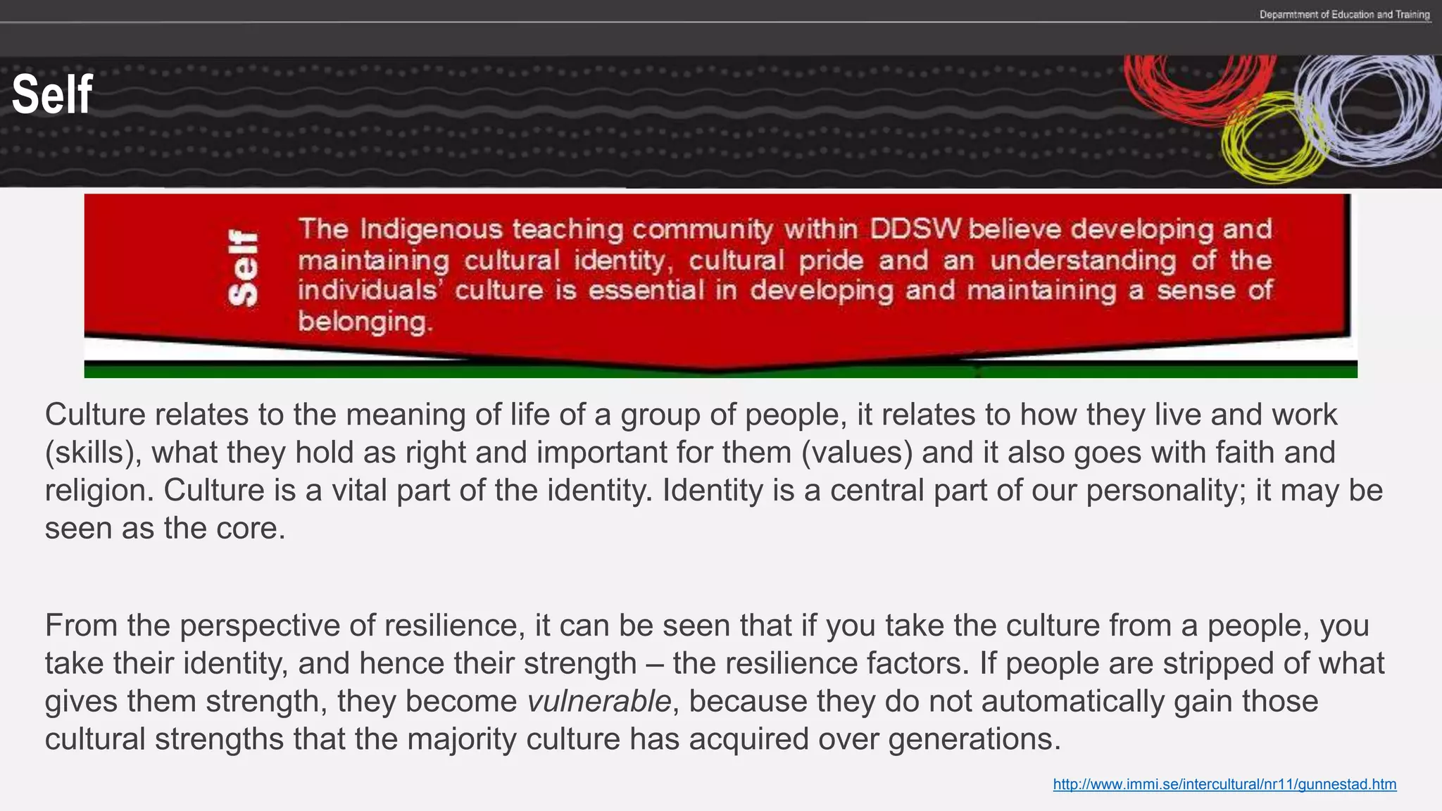 Cultural Resilience: A Framework for Indigenous Educators | PPTX