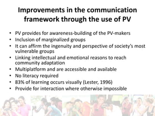  Participatory video for inclusive research: Opportunities & challenges identified