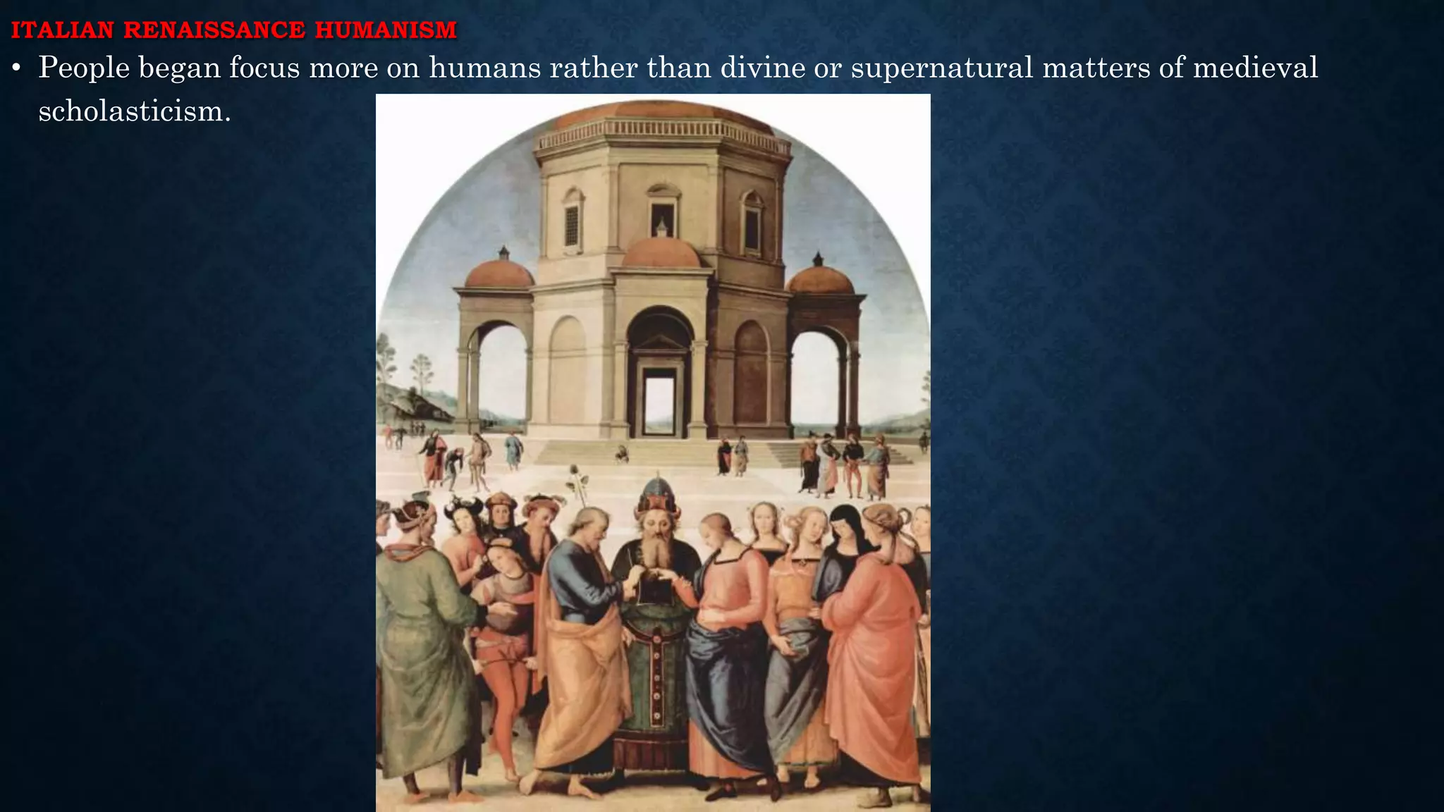 Humanism Renaissance Humanism, Renaissance Art and Architecture | PPTX