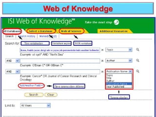 Web of Knowledge
21
 