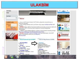 ULAKBİM
35
 