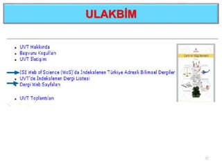 ULAKBİM
37
 