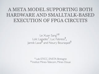 A meta model supporting both hardware and smalltalk-based execution of ...