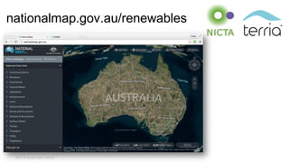 NICTA Copyright 2015
nationalmap.gov.au/renewables
 