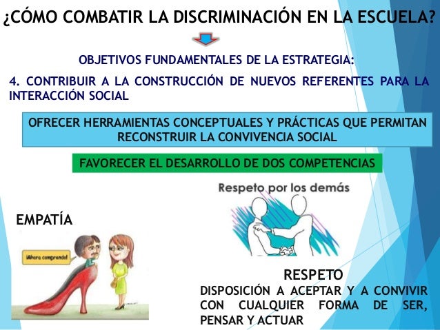 La discriminación en la escuela