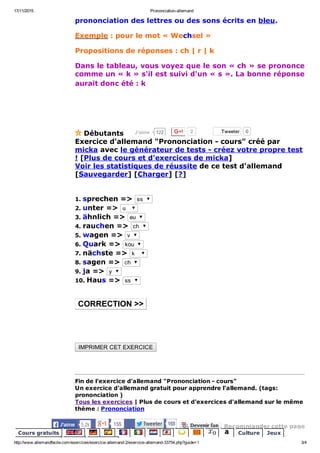 2.prononciation allemand