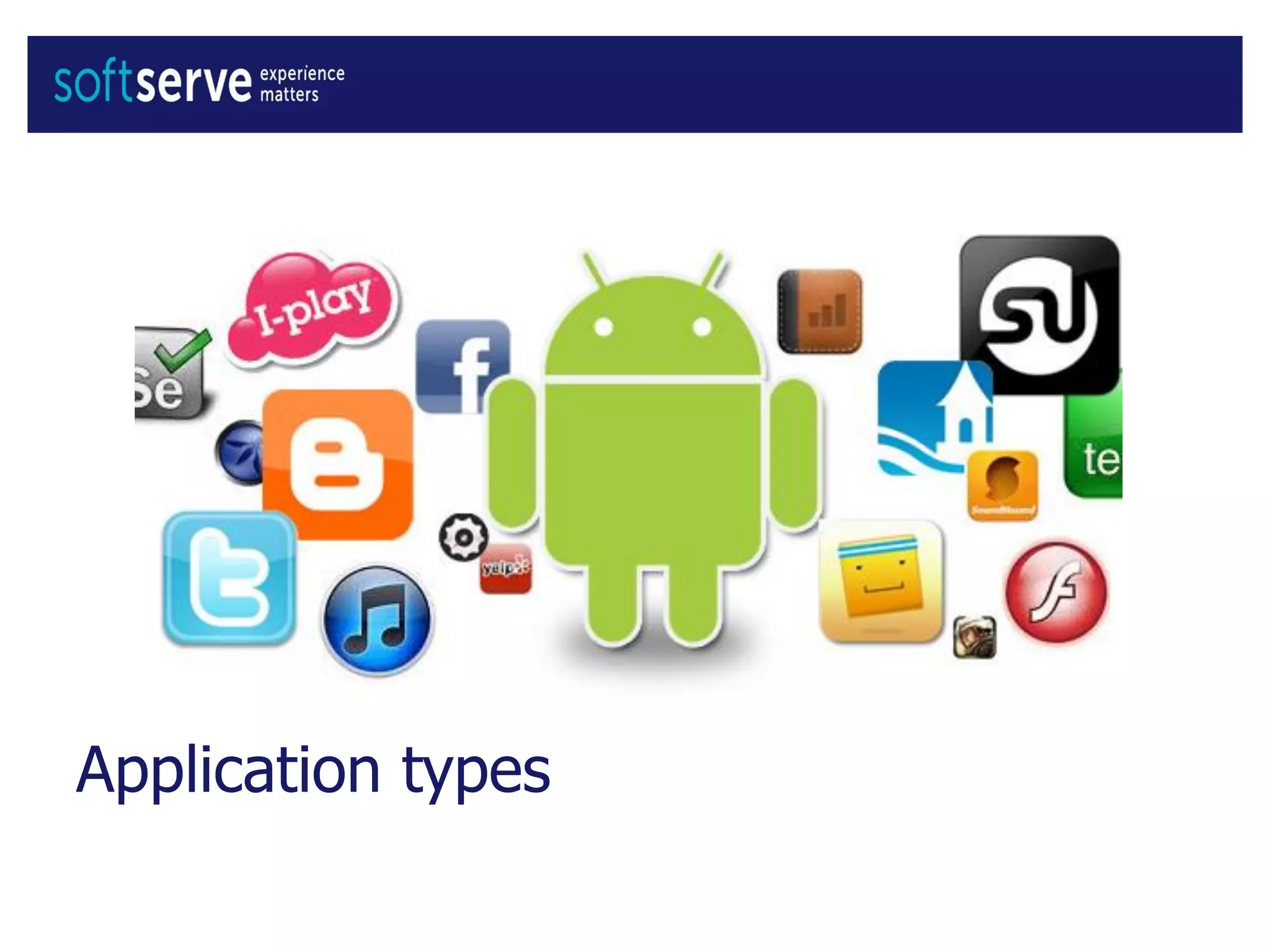 Application types
 