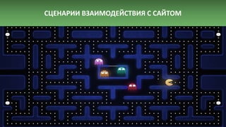 СЦЕНАРИИ ВЗАИМОДЕЙСТВИЯ С САЙТОМ
 
