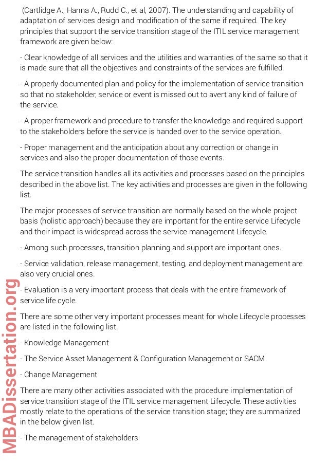 Thesis in itil picture